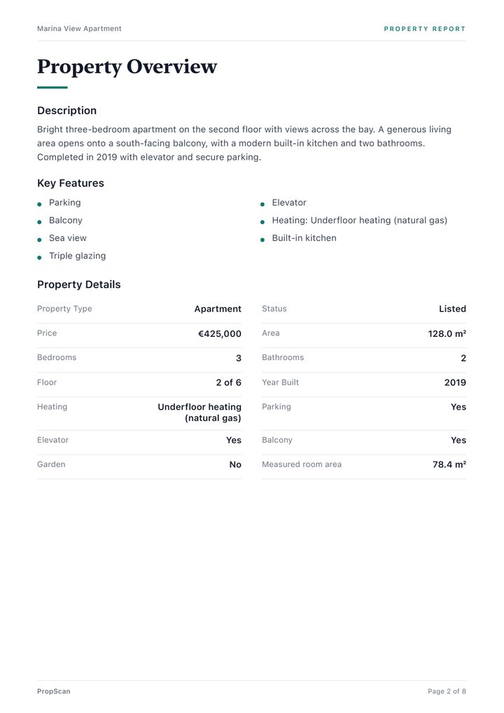 The report your client receives — Overview