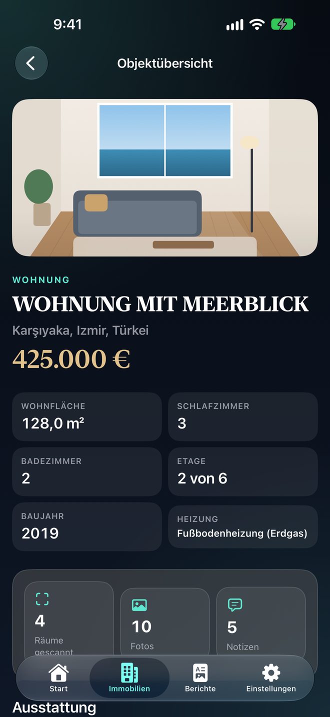 Professionelle Exposés erstellen — Preis, Eckdaten und Räume auf einen Blick